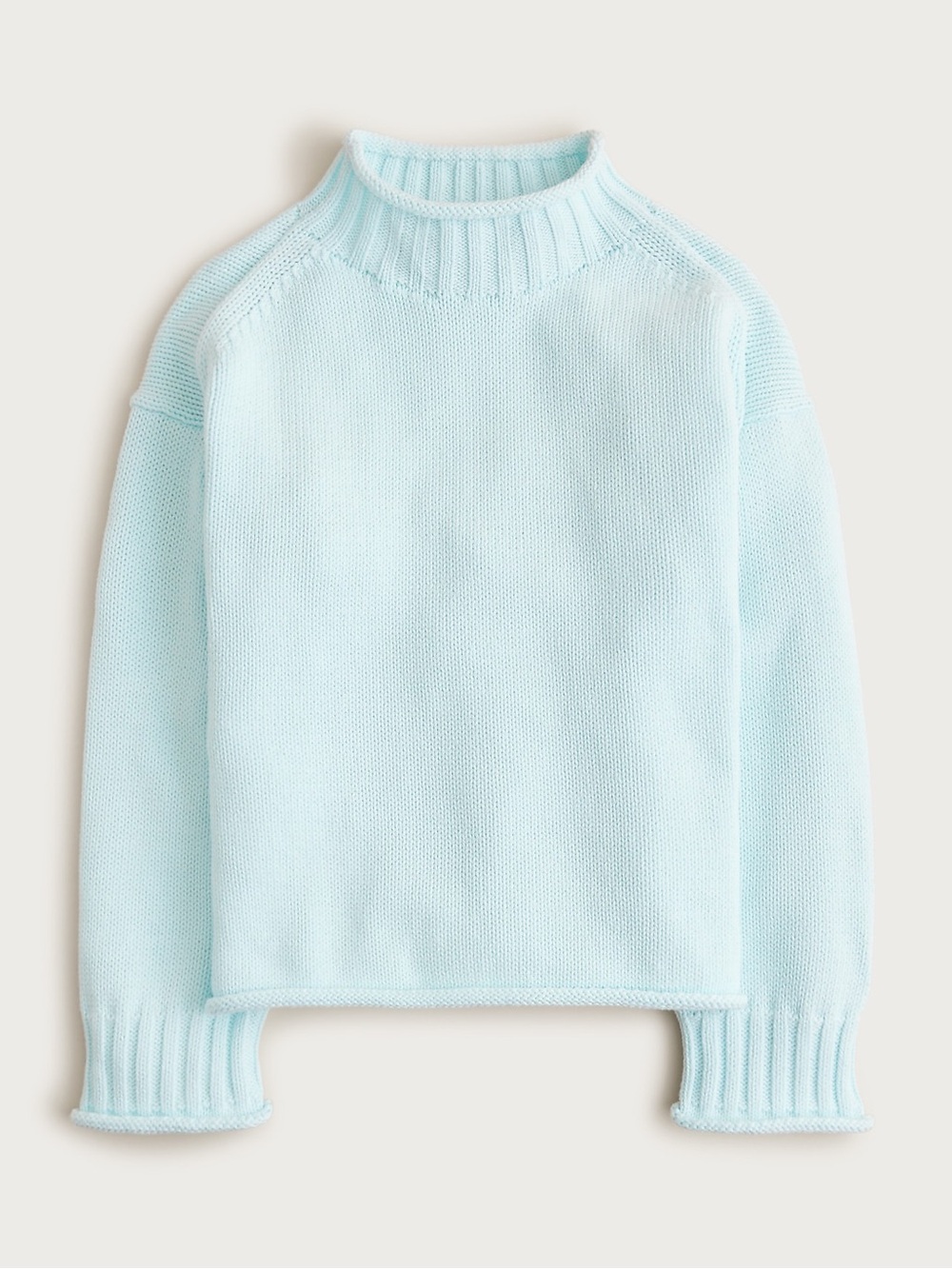 NWT J.Crew 2025 Rollneck Sweater Sheer Blue - Picture 5 of 5